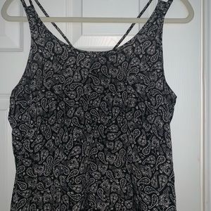Black & White Paisley Summer Dress